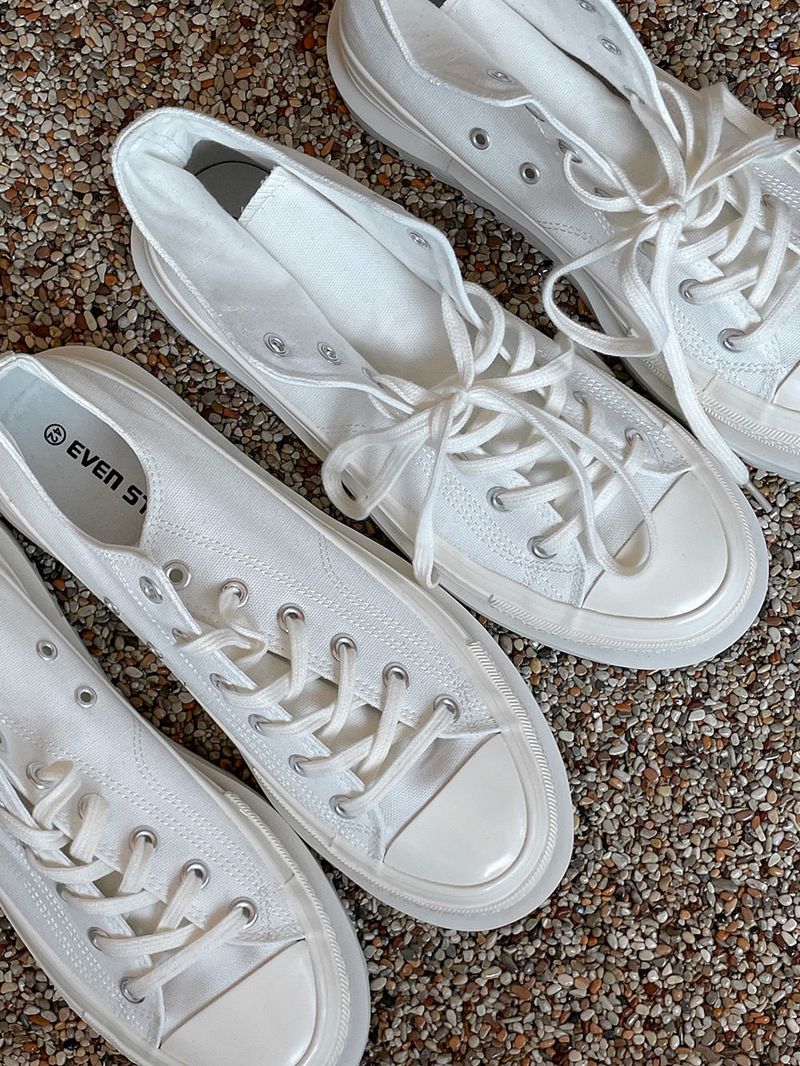 ASCLO Sharksole White Canvas (Low)