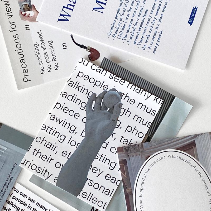 oab museum pack / scrap sticker set