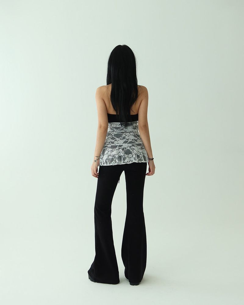 Angel Cubic Towel Terry Bootcut Long Pants