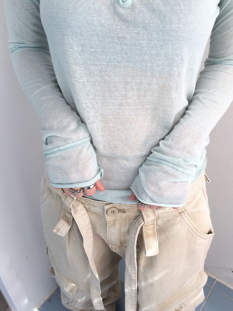 Pocket cargo strap pants
