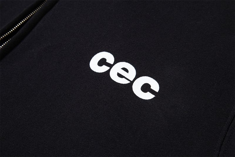CEC ZIP-UP HOODIE(BLACK)
