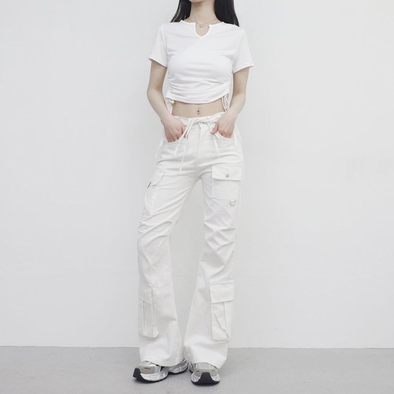 Family Cargo Bootcut Pants