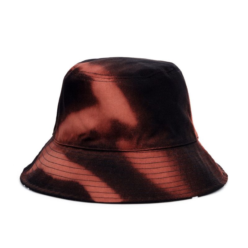 BBD Horizon Bleached Reversible Plate Bucket Hat (Black)