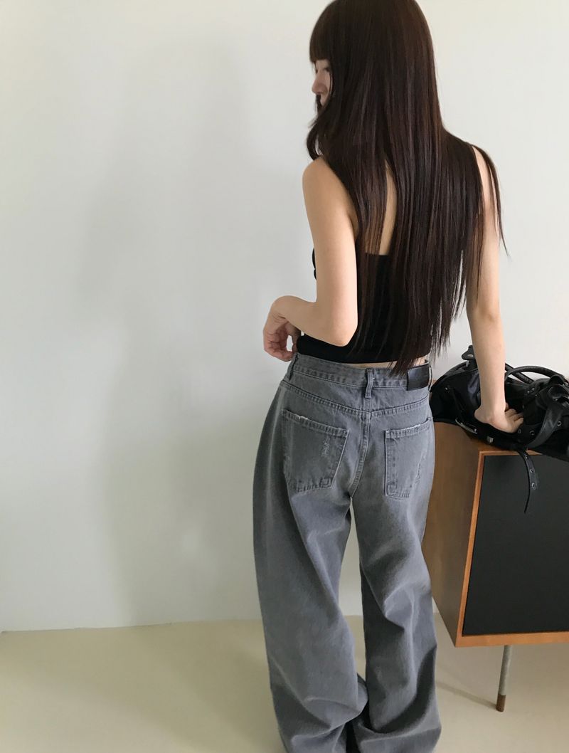 [ORIGINAL] Vine Straight Wide Denim Pants
