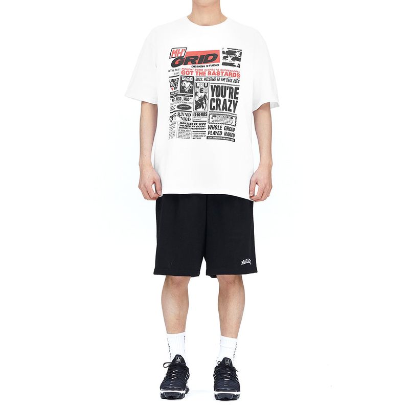 VARSITY LOGO SWEAT SHORT