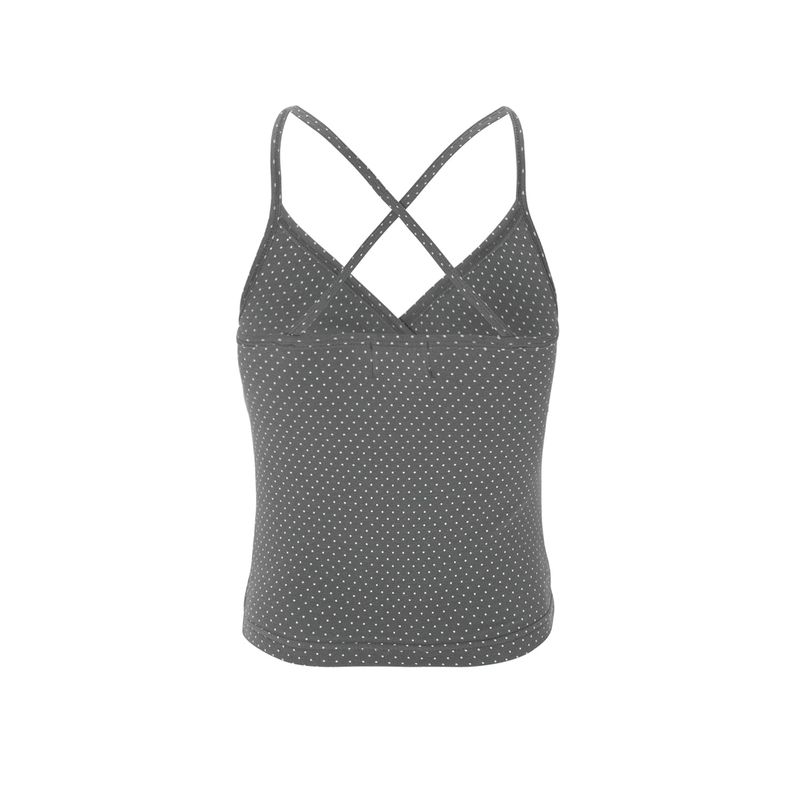 DOT CAMISOLE-GRAY