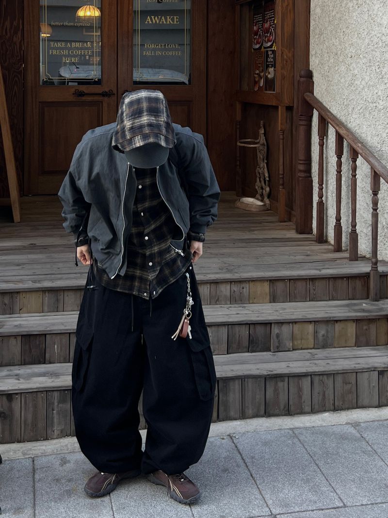 Ex Cargo Cotton Balloon Pants (3 Colors)