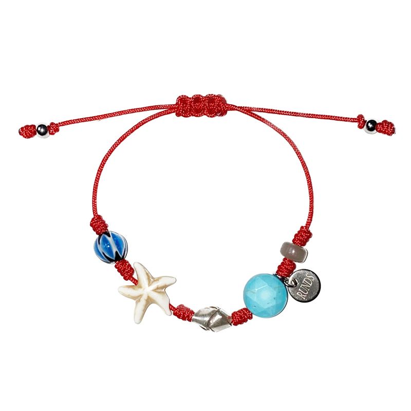 RUNDS(ランド)の「red gemstone bracelet (Accessories)」