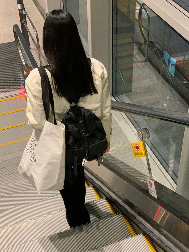[MADE] Airport long bootcut banding pants -Basic