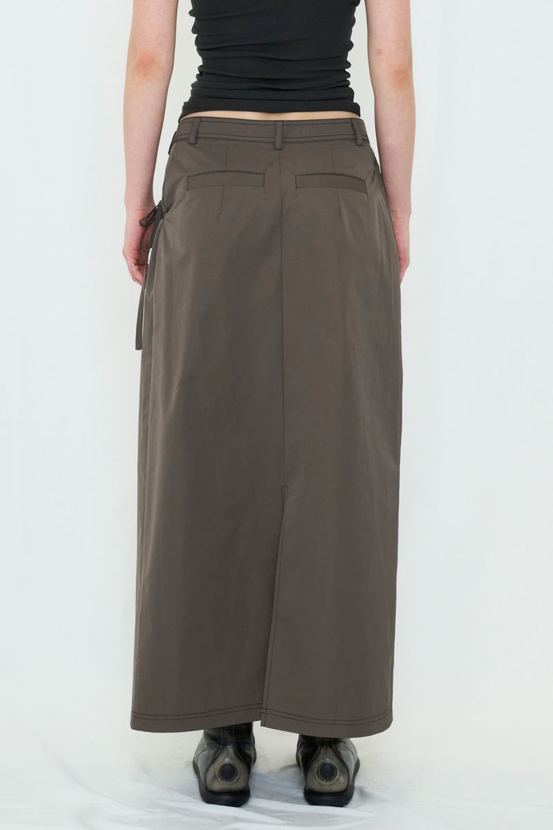 WRAP MAXI SKIRT