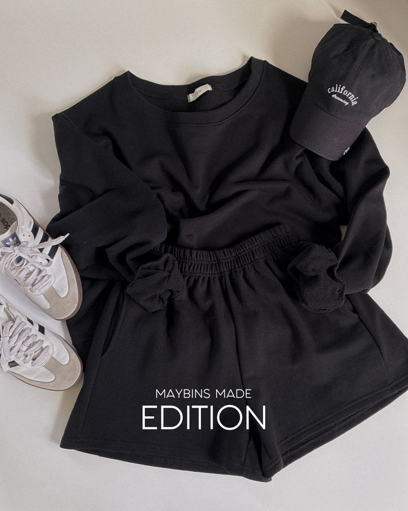 [MADE] Mir Sweatshirt & Short Pants Set