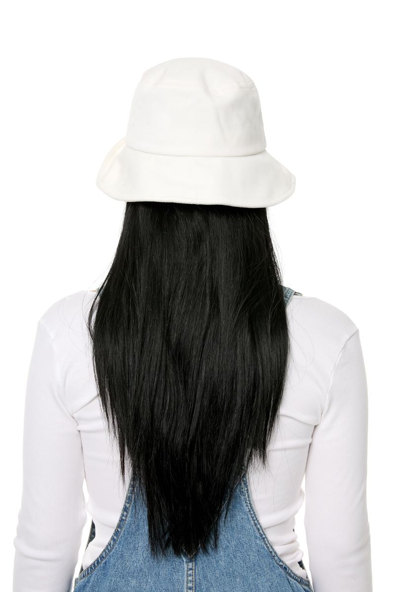 RIBBON VELVET HAT / WHITE