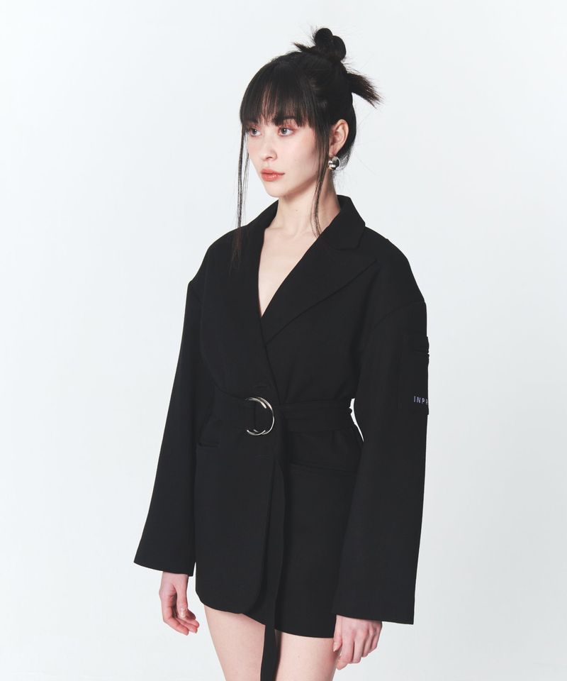 Oversized Belted Blazer