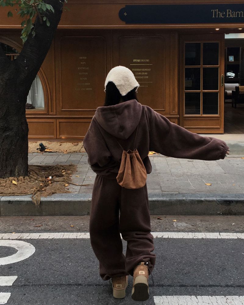 [BELLIDE MADE] fleece wide training setup
