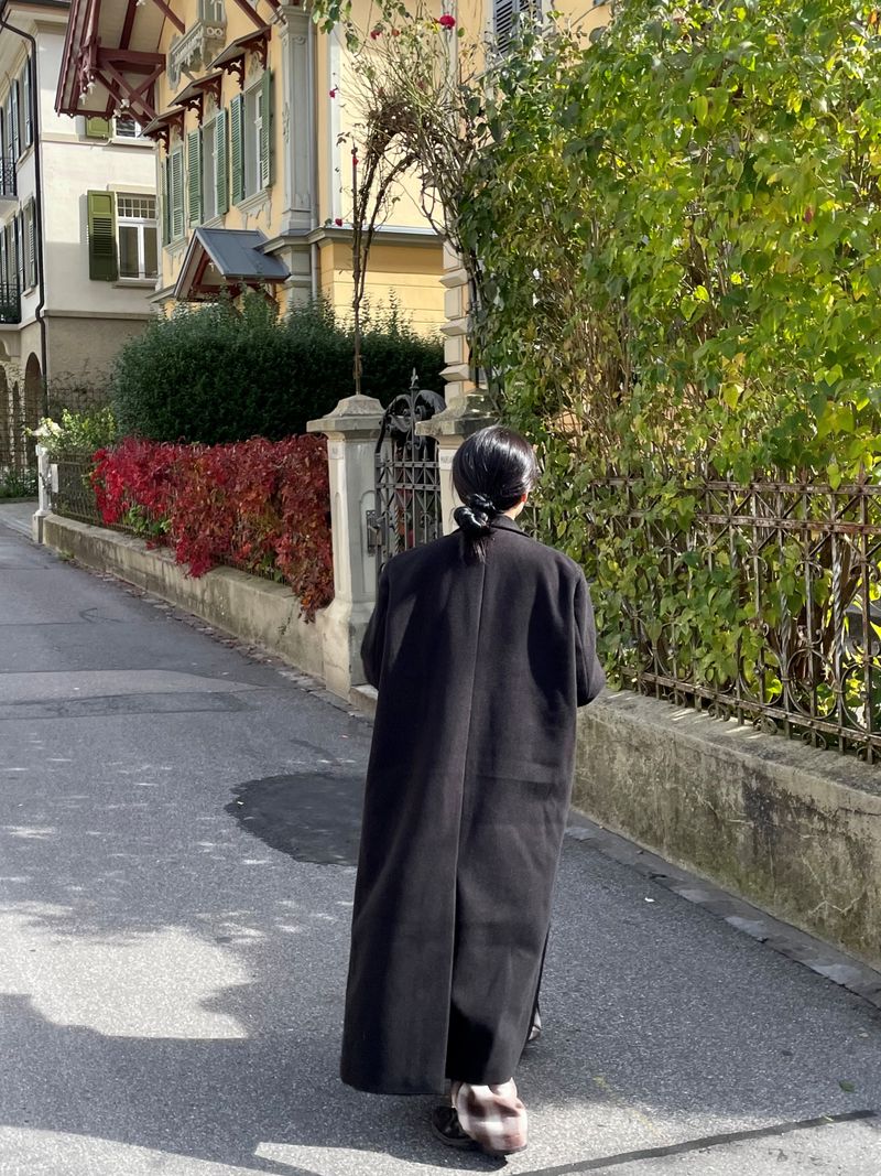 Eiffel length double maxi coat 