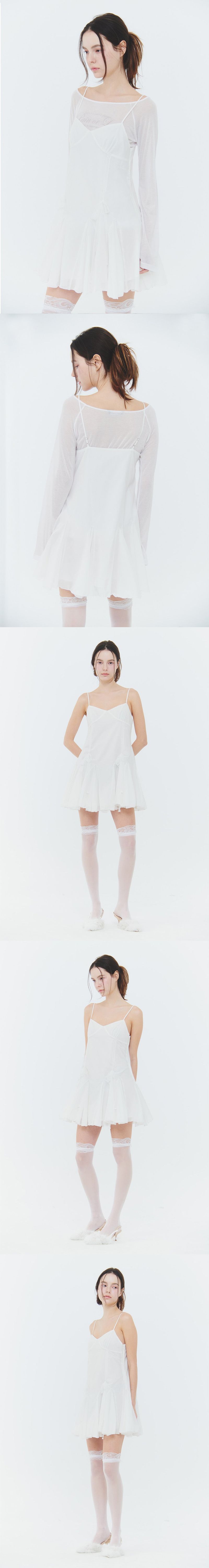 ARIEL LACE DRESS white