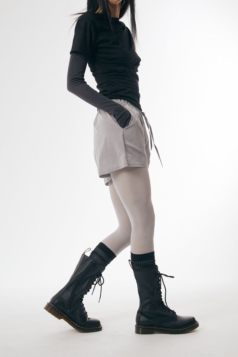 Lucid lightweight nylon shorts