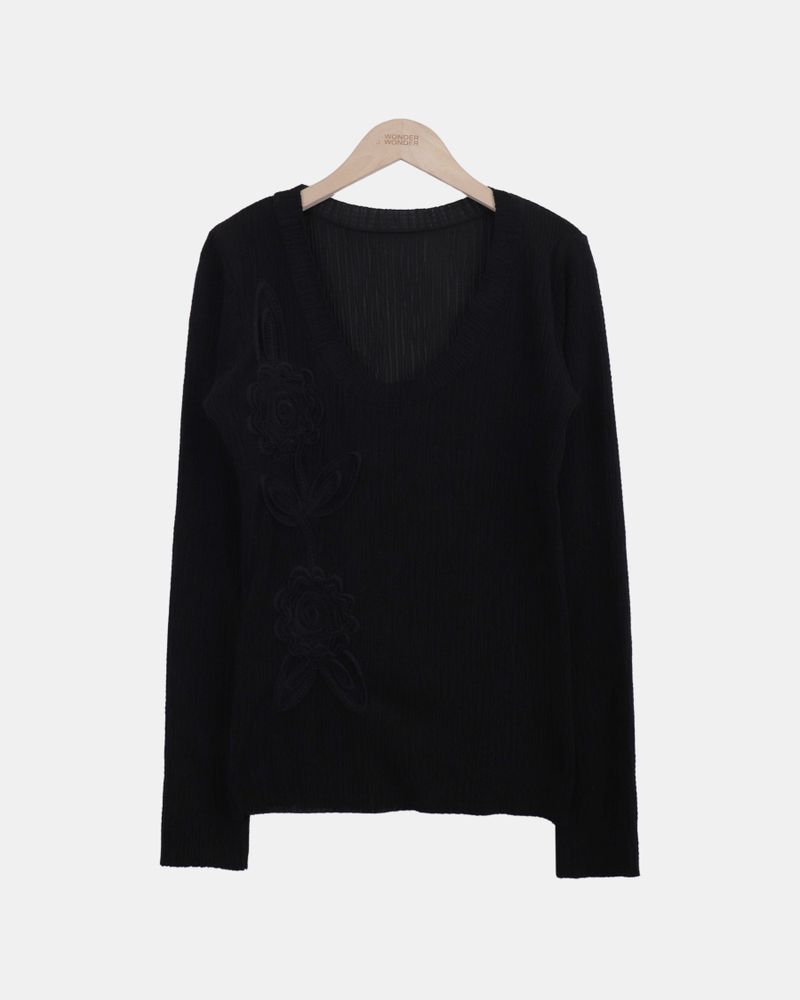 Liam Flower Long-Sleeve T-Shirt