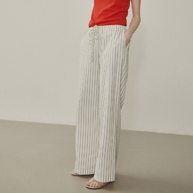 Melly Stripe Loose-fit Pants