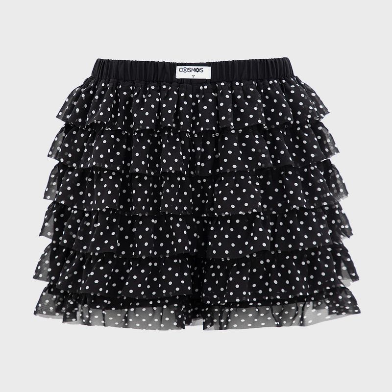 DOT PANTS IN BLACK