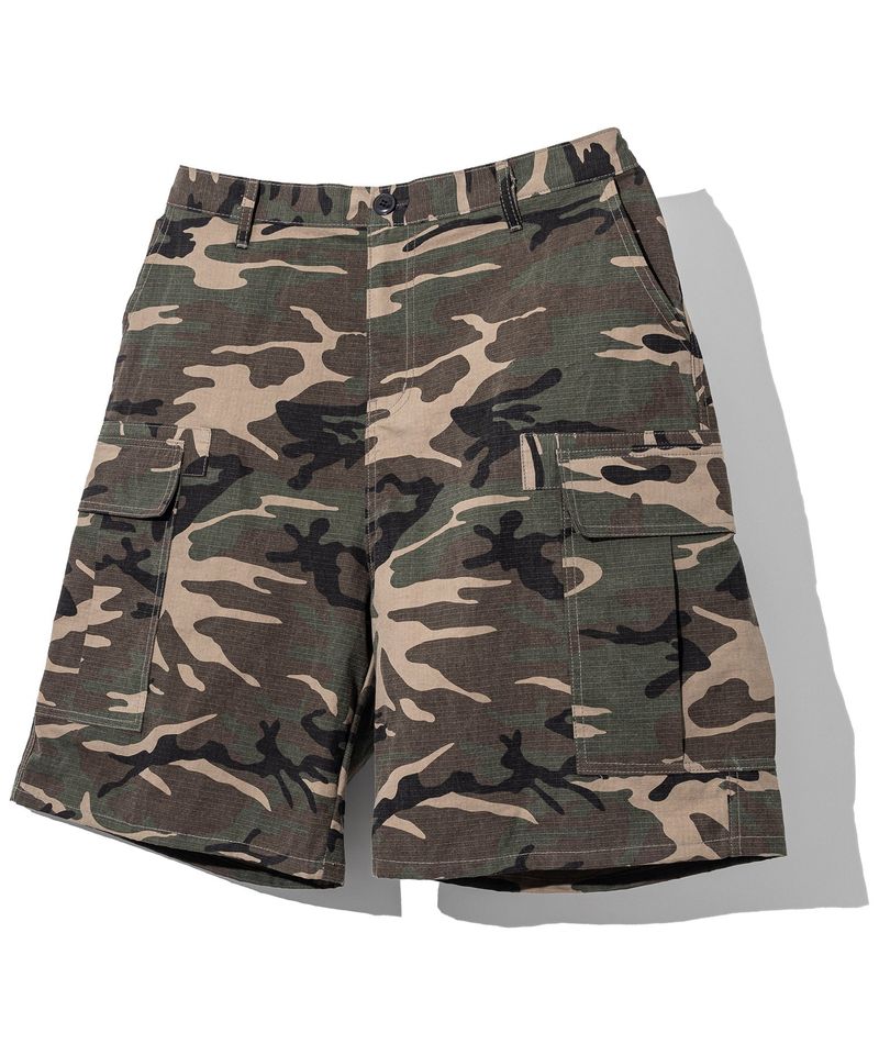 MASSNOUN（マスノウン）の「BERMUDA WASHED DEFENCE RIP CARGO SHOR PANTS MSFSP002-CM（Pants）」