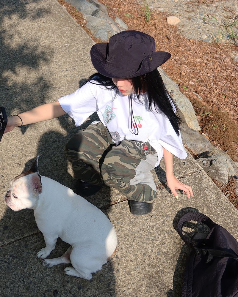 Delight-J（ディライトジェイ）の「[UNISEX] Ttotto string safari cowboy bucket hat（Hats）」