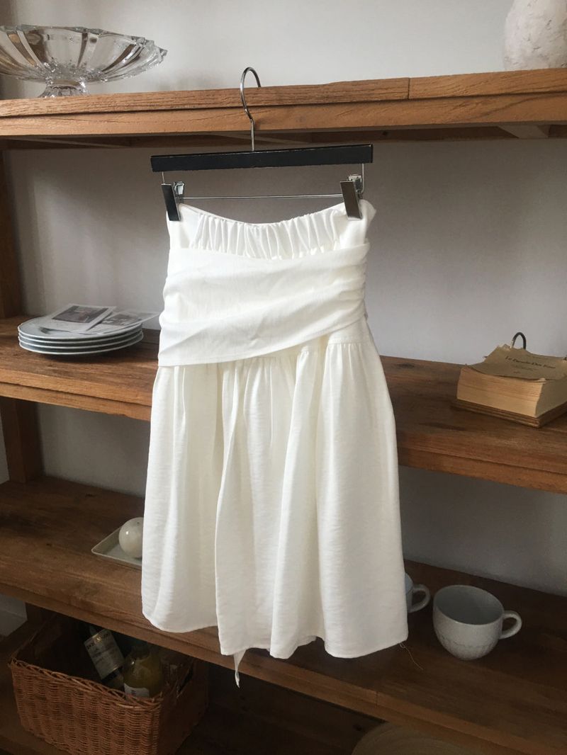 Osaka tie midi skirt