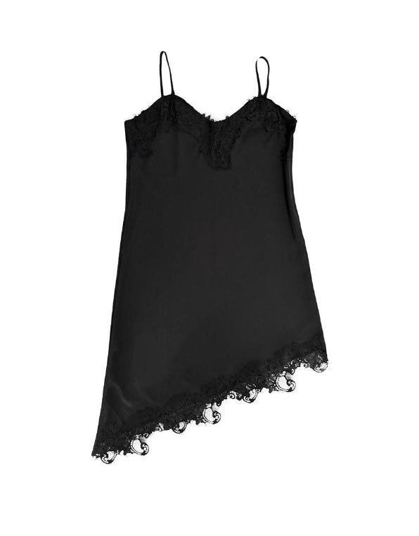 Silver Lace Slip One Piece