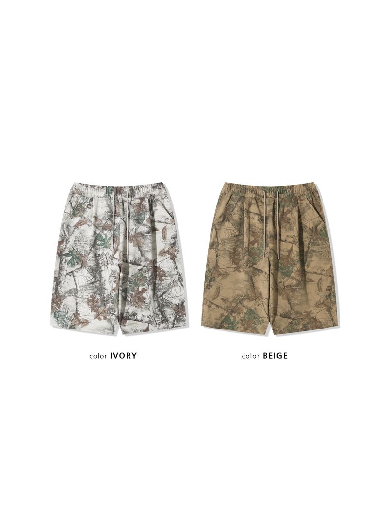 Leaves Carpenter Bermuda Shorts 2COLOR