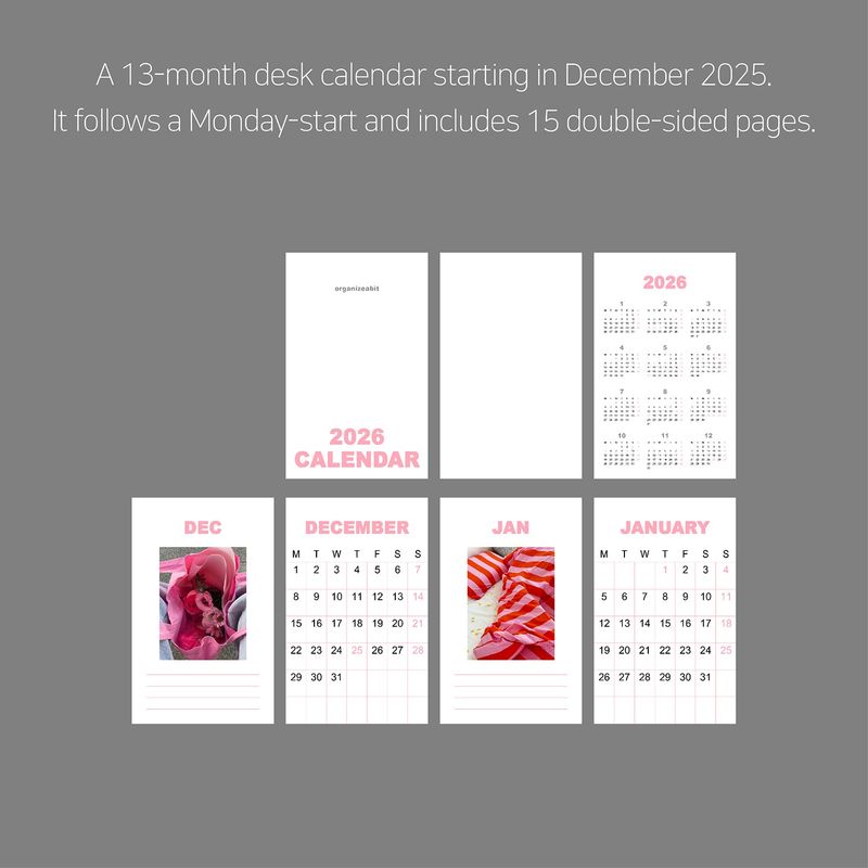 oab 2026 desk calendar