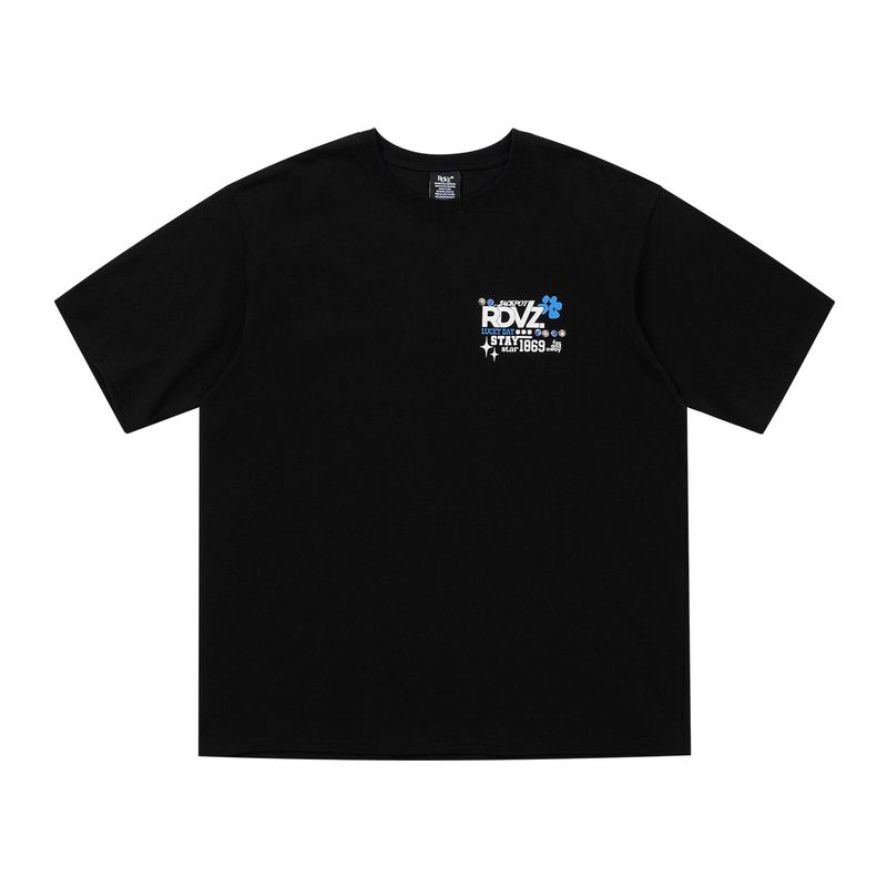RDVZ（ランデブー）の「ステイラッキーT　ブラック（トップス）」