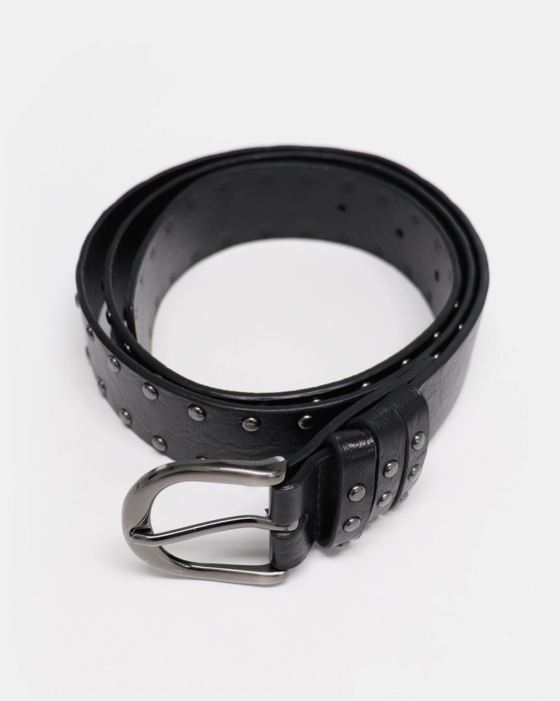 Fame Bohemian Studded Leather Belt