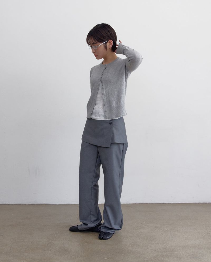 Layered Skirt Pants