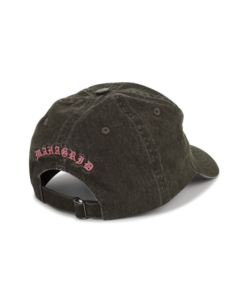 VINTAGE WASHED APPLEQUE M BALL CAP_BROWN