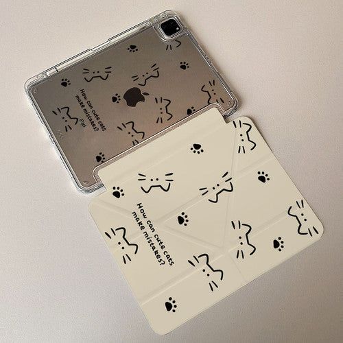 Maison De Theca（メゾン デ テカ）の「Minimal Line Drawing Cat iPad Case（Smartphone Accessories）」