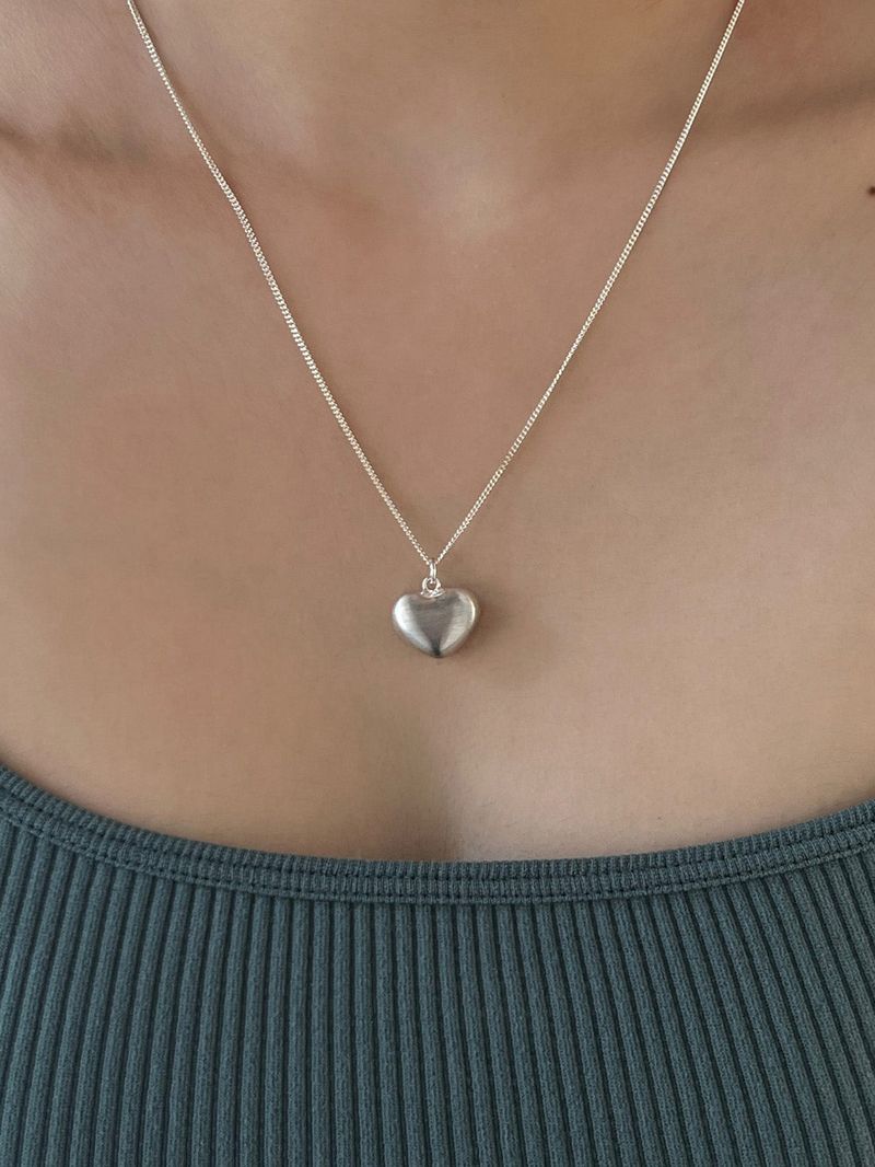 Glowing necklace (silver)