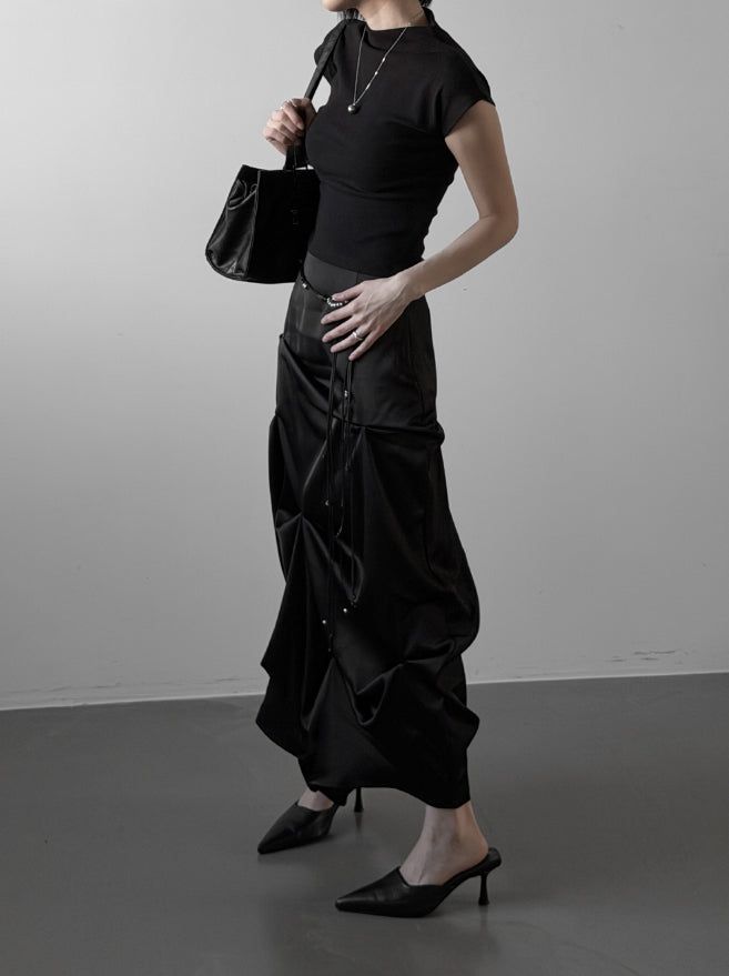 Softneck drop short-sleeve tee