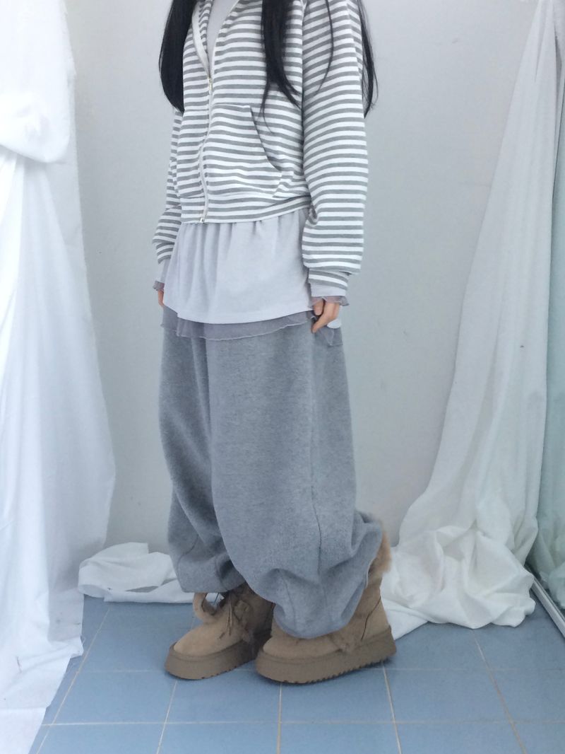chiffon ruffle line dress