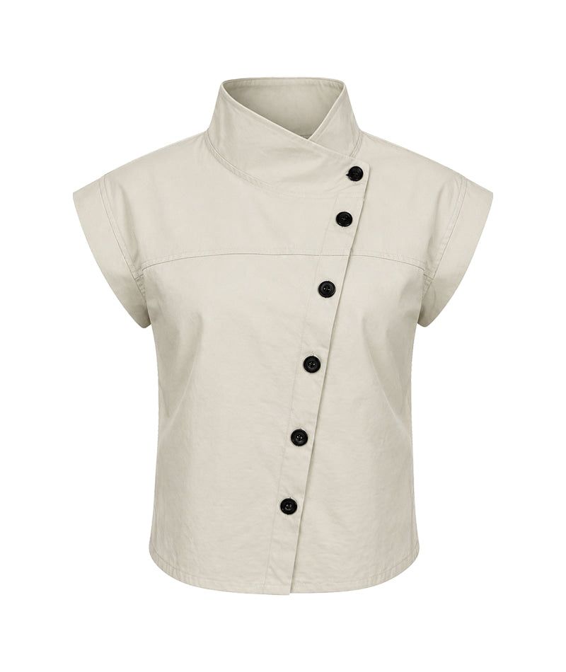 Cozy&Kitsch（コージーアンドキッチ）の「Viro Stand Collar Blouse（Tops）」