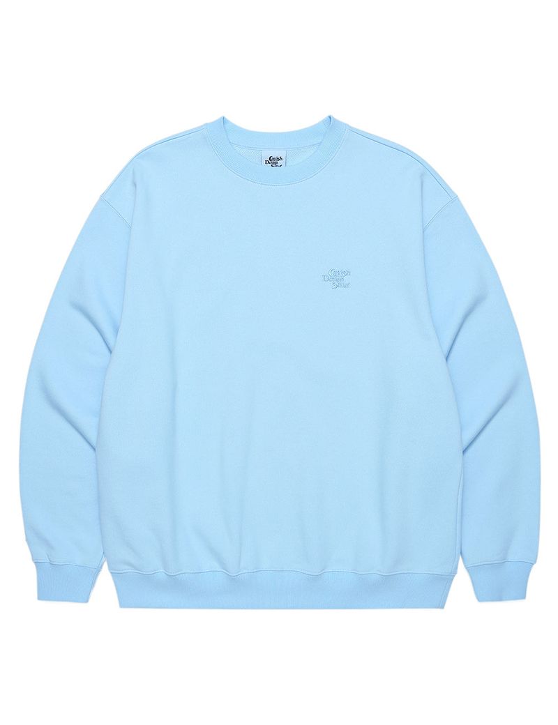 cavish（カビシ）の「SELLER LOGO EMB SWEATSHIRT BLUE(CV2CFUM460A)（Tops）」
