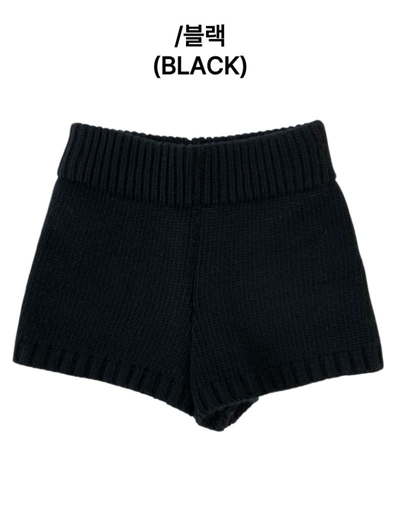 JENNIE knits short pants(2colors)