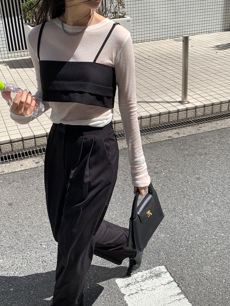 [MADE] VELY TENCEL LAYERED TEE