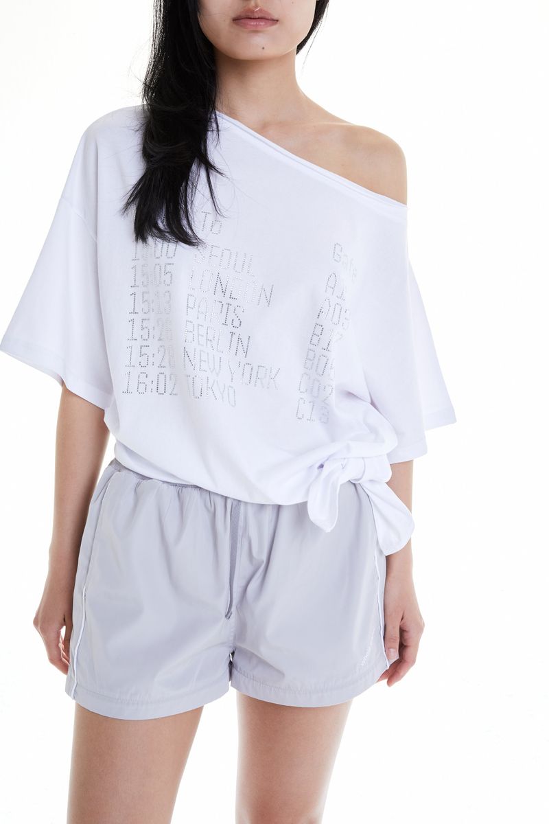DEPARTURE CUBIC UNBALANCED TOP (WHITE)