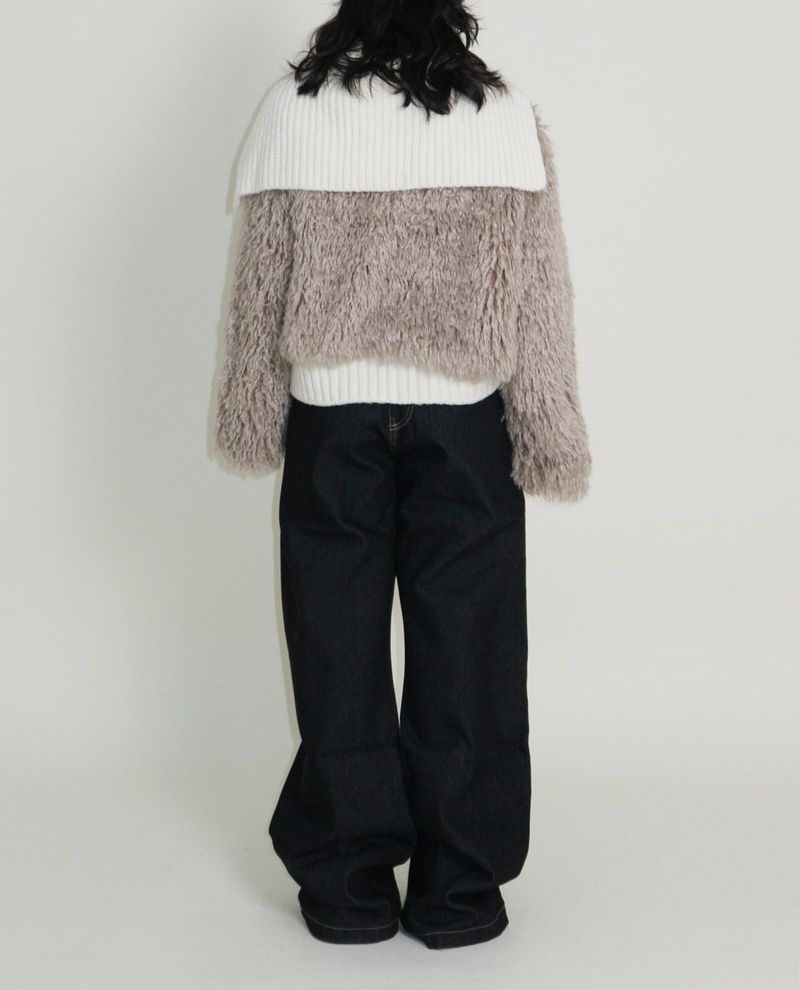 Angel Hairri Fur Bolero Short Jacket (Semi Cropped Jacket)