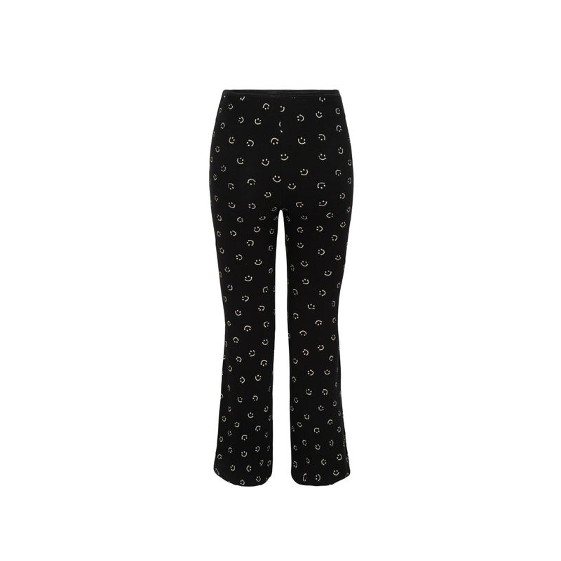 smile capri pants black
