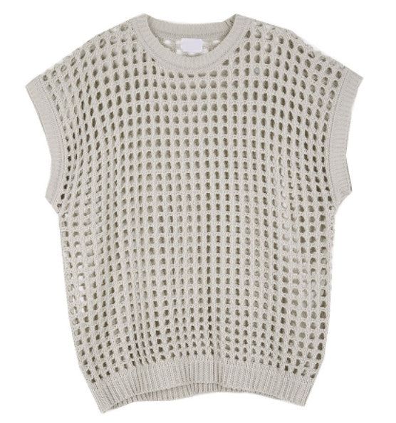 No.9495 NET KNIT VEST