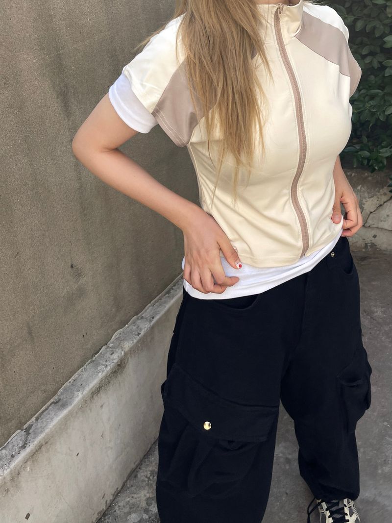 Cooling High-Neck Cap Sleeve Vest