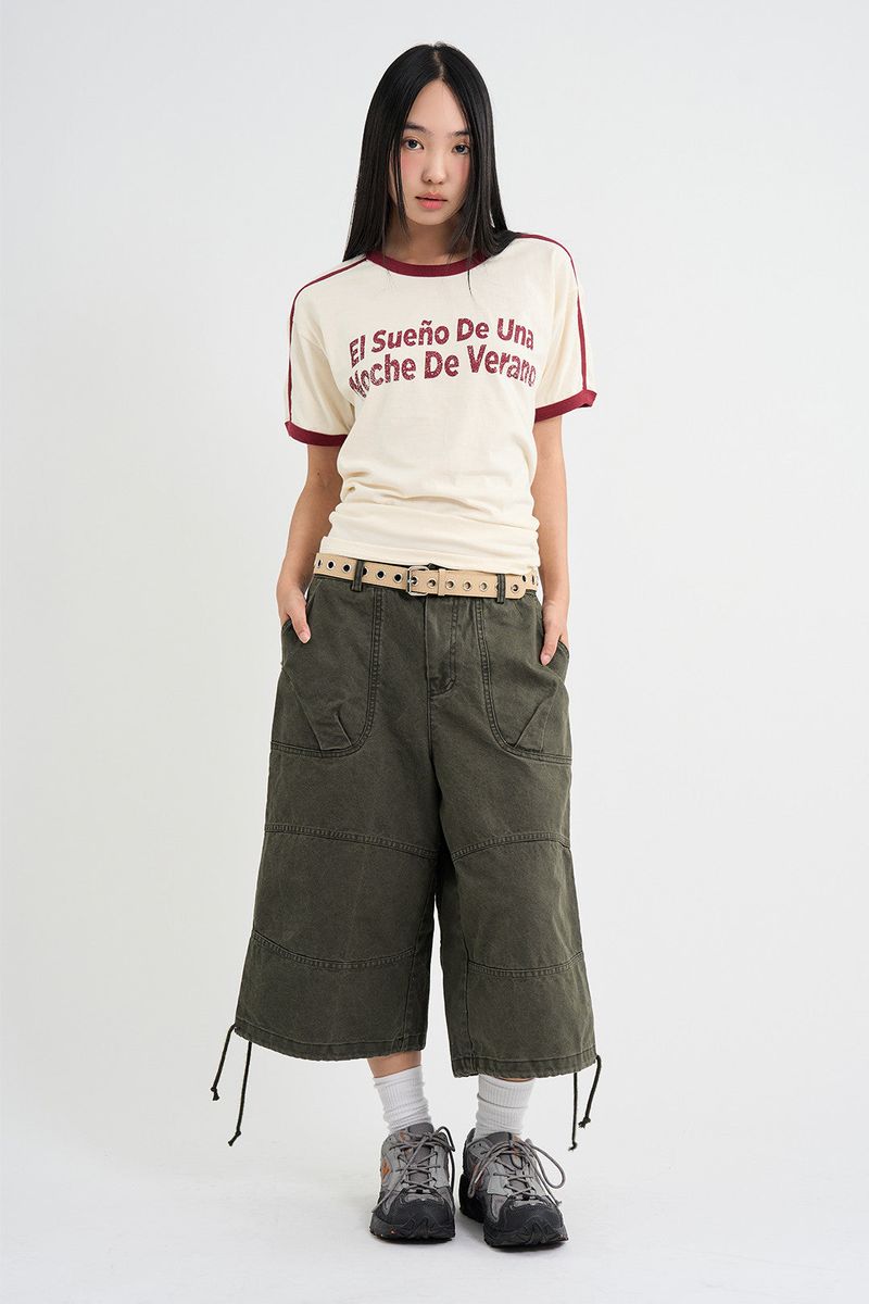 Single eyelet belt