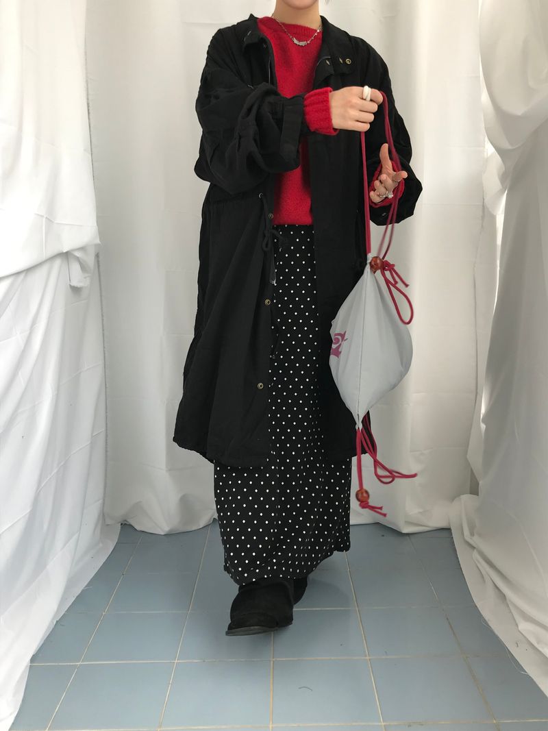 mode dot flow skirt