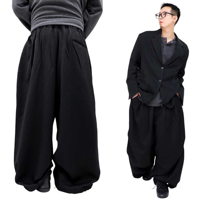 Real Wide Two-Tuck Slacks